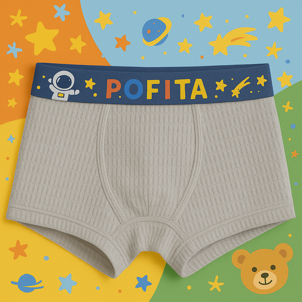 Pofito® Antibakteriyel bambu çocuk boxer